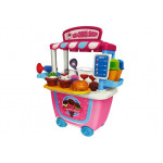 Cukrárenský vozík so zmrzlinou - ružový